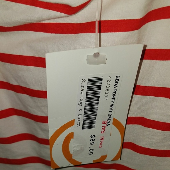 Red and white stripe dress - Picture 5 of 5